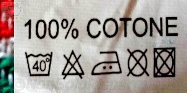 Etichetta di lavaggio