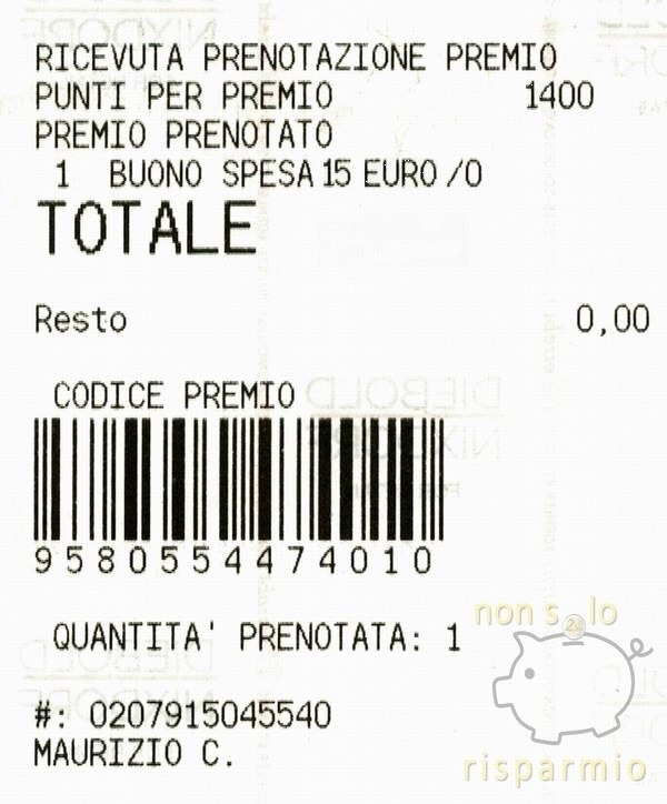 Conversione punti CONAD (www.nonsolorisparmio.it)