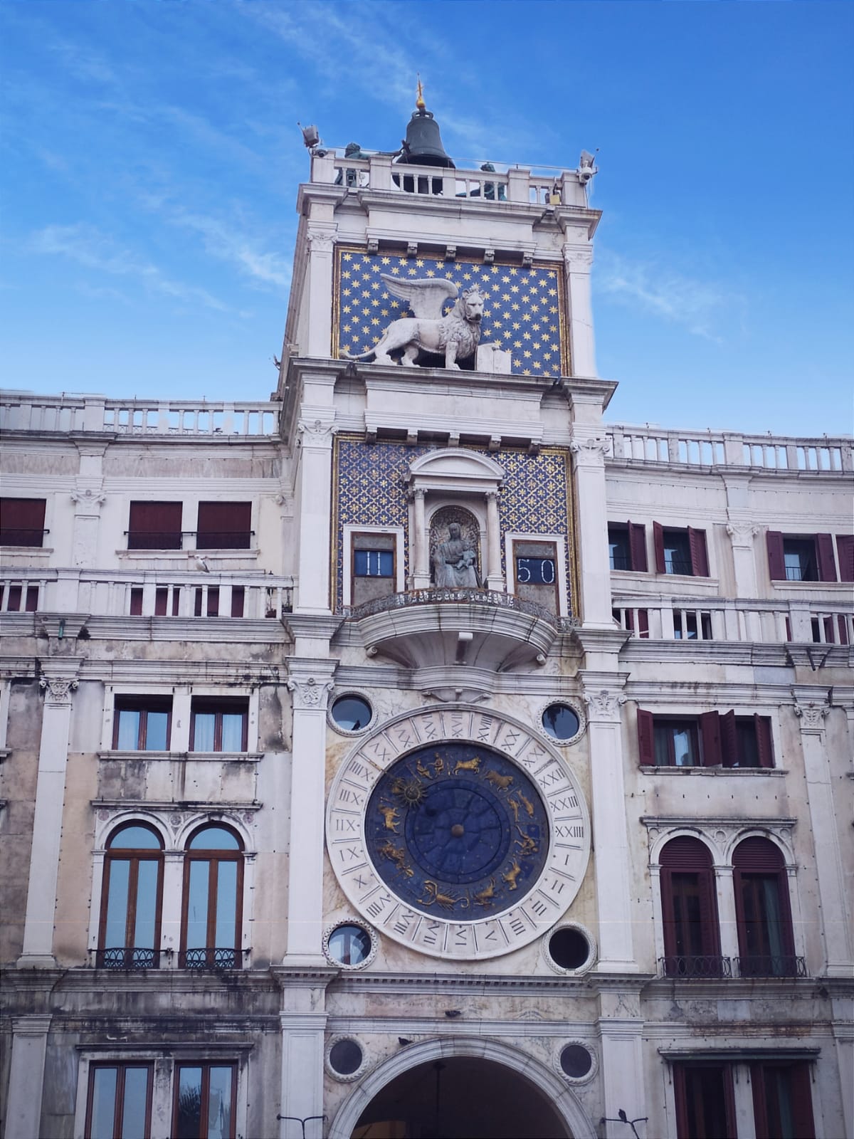 La Torre dell'Orologio - Venezia (foto Maurizio Cuomo)