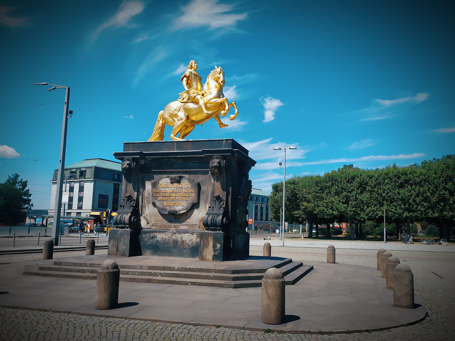 Dresda - La statua d'oro di Augusto il Forte (foto M. Cuomo - NonSoloRisparmio)