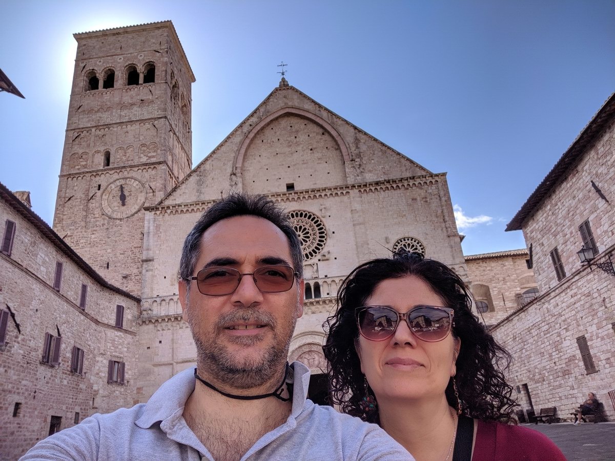 Foto ricordo alla Cattedrale di San Rufino - Assisi