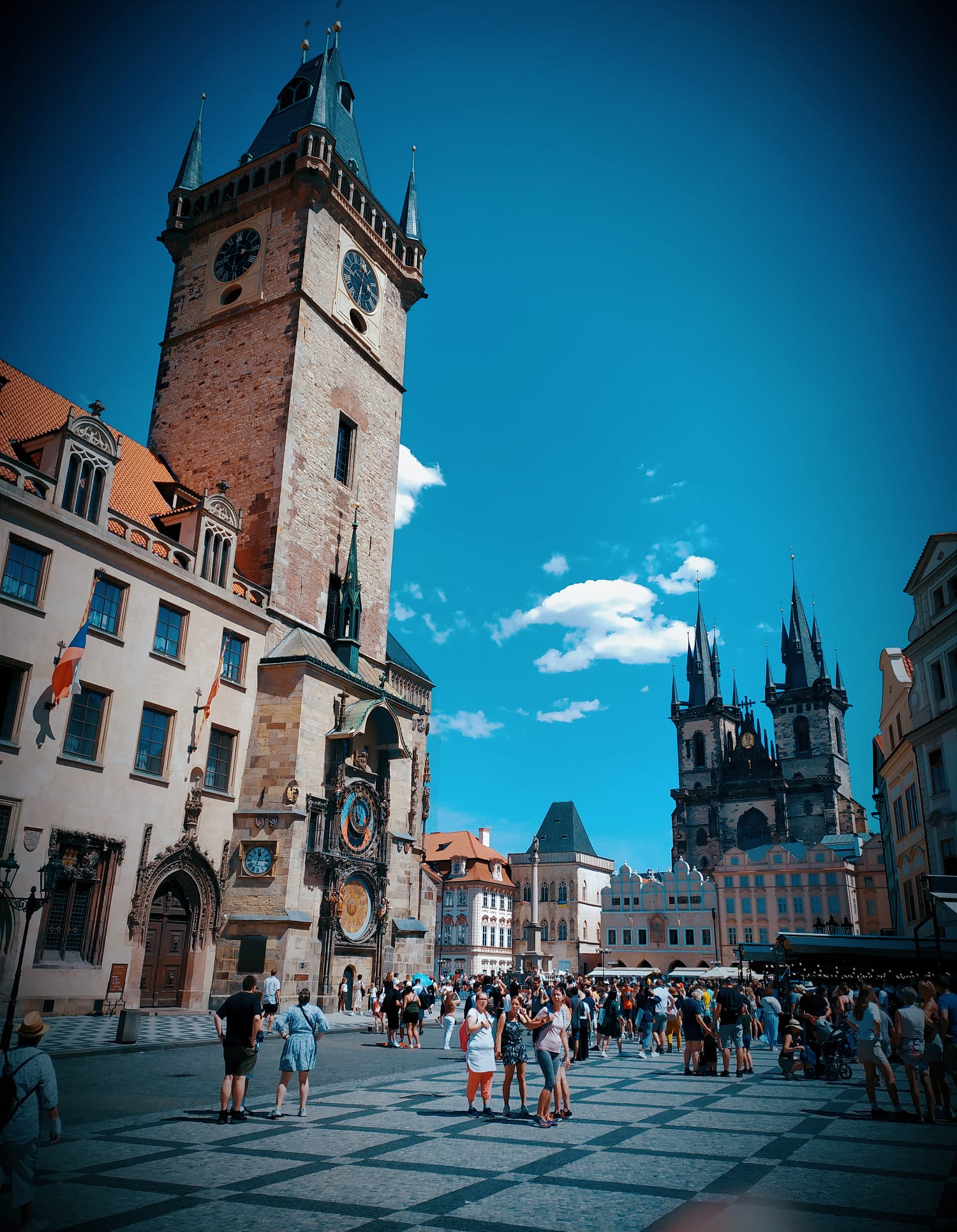 Praga - La piazza della città vecchia (foto M. Cuomo - NonSoloRisparmio.it)
