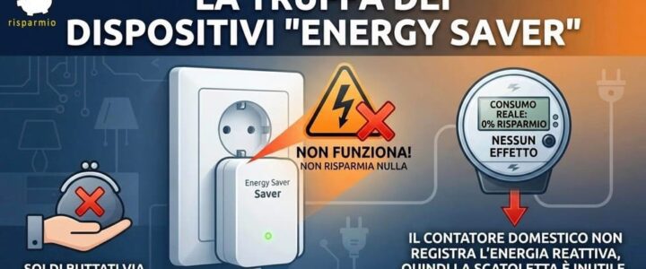 La truffa dei dispositivi “Energy Saver”